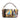 Brown Fendi Sarah Coleman Zucca Embroidered Canvas Fish Eye Vertigo Baguette Satchel