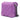 Purple Chanel Mini CC Quilted Lambskin Trunk Like Box Crossbody