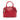 Red Gucci Mini Leather GG Charm Dome Satchel