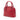Red Gucci Mini Leather GG Charm Dome Satchel