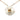 Gold Chanel CC Gold Plated Enamel Camellia Pendant Necklace