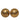 Gold Chanel CC Gold Plated Round Button Clip on Earrings