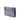Gray Prada Saffiano Cuir Twist Lock Chain Flap Crossbody Bag