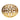Gold Chanel Gold Plated CC Round Brooch - Designer Revival
