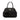 Black Prada Rose Embellished Tessuto Handbag