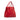 Red Burberry Leather Handbag - Designer Revival