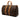 Brown Louis Vuitton Monogram Keepall 45 Travel Bag