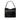 Black Fendi Zucca Pony Hair Shoulder Bag