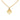 Gold Chanel CC Gold Plated Diamond Shape Pendant Necklace