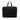 Blue Prada Saffiano Trimmed Tessuto Business Bag