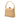 Beige Gucci Grained Calfskin Bamboo Handbag