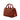 Red Prada Large Canvas Canapa Righe Striped Satchel