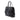Black Gucci Embossed Leather Horsebit Full Moon Tote