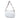 White Gucci Calfskin Web Capri Ranch Kid Shoulder Bag