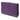 Purple Saint Laurent Leather Chyc Ligne Clutch