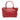 Red Gucci Dollar Calfskin GG Charm Satchel