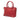 Red Gucci Dollar Calfskin GG Charm Satchel