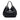 Black Louis Vuitton Monogram Mahina XL Hobo Bag