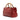Red Gucci Medium Calfskin Bamboo Shopper Satchel