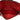 Red Dior Mini Leather D Bee Saddle Bag