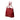 Red Saint Laurent Leather Frame Backpack