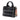Black Burberry Baby Banner Studded Leather and House Check Tote Satchel