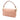 Pink Fendi Zucca Embossed Leather Baguette Satchel