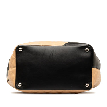 Tan Chanel Medium Cambon Ligne Shoulder Bag - Designer Revival