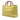 Yellow Gucci Large Calfskin Bamboo Shopper Satchel