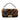 Brown Fendi Medium Zucca Shearling Baguette Satchel
