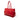 Red LOEWE Studded Leather Crown Tote