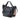 Black Burberry Small Leather and House Check Canvas Maidstone Satchel