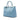 Blue Prada Large Saffiano Cuir Double Satchel