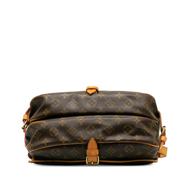 Brown Louis Vuitton Monogram Saumur 30 Crossbody Bag - Designer Revival