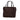Brown Fendi Mini Zucchino Canvas Handbag