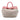 Beige Prada Canvas Canapa Logo Tote