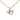 Gold Dior Gold Plated Logo Pendant Necklace