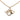 Gold Dior Gold Plated Logo Pendant Necklace