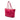 Pink Prada Saffiano Trimmed Tessuto Satchel