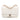 White Chanel Mini Square Classic Chevron Lambskin Single Flap Crossbody Bag - Designer Revival