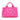 Pink Prada Small Canvas Canapa Logo Satchel