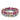 Silver Chanel CC Brass and Fabric Woven Double Bracelet