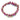 Silver Chanel CC Brass and Fabric Woven Double Bracelet