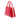 Red Prada Saffiano Vernice Pyramid Frame Handbag