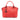 Red Gucci Leather GG Charm Dome Satchel