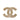 Gold Chanel CC Gold Plated Rhinestone Brooch