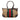 Brown Gucci GG Canvas Web Satchel