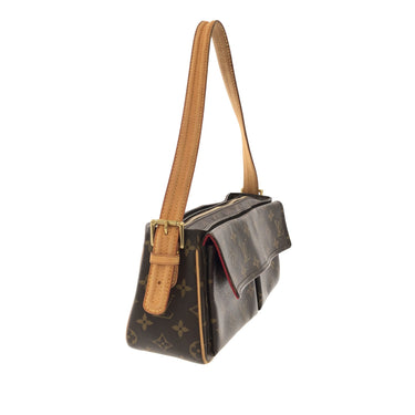 Brown Louis Vuitton Monogram Viva Cite MM Shoulder Bag