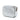 Silver Saint Laurent Small Metallic Calfskin Classic Monogram Camera Bag