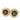 Gold Chanel Gold Plated CC Button Clip On Earrings